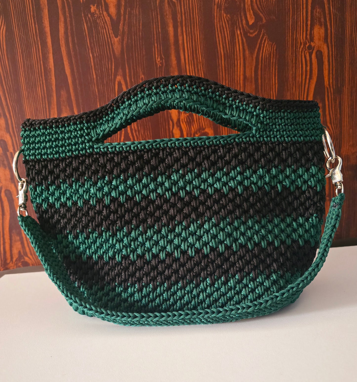 Borsa all'uncinetto